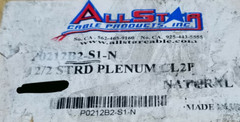 All Star Cable P0212B2 12/2C Twisted Pair Plenum Speaker/Audio Cable White /50ft