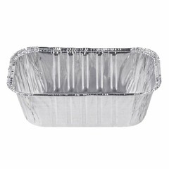 Disposable Aluminum Foil 1 Lb Loaf Pan 6 x 3.5 x 2″ 100% Recyclable