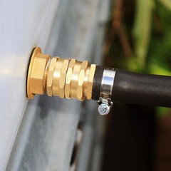 UNWAVER Garden Hose Female to Female Adapter,3/4″ GHT Heavy Duty Brass Double Fe
