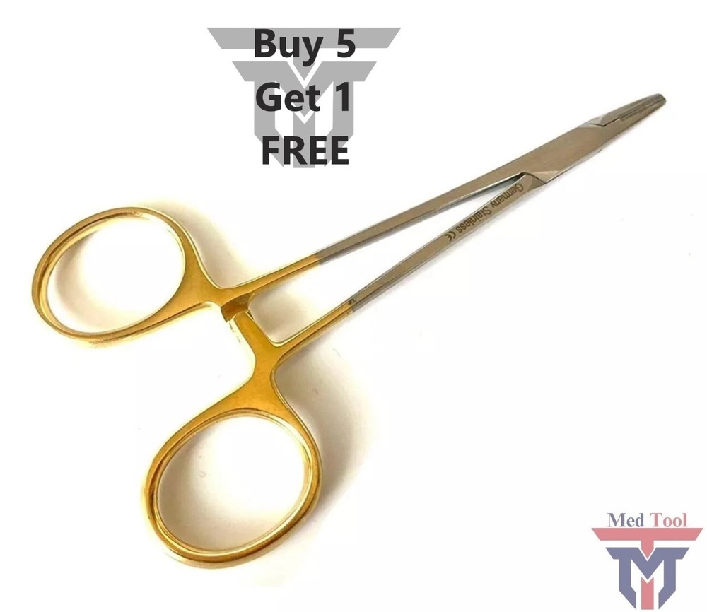 TC Suture Needle Holder / Driver (5″ German Stainless Steel)