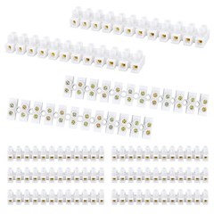 ERKOON 10/20 Pack Terminal Block, 12-Position Dual Row Terminal Strip Screw T…