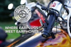Plugfones Liberate 2.0 Wireless Bluetooth Earplug, Earbuds for Motorcycle Riders