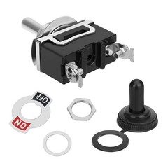 6Pack Heavy Duty Marine Waterproof On/Off Rocker Toggle Switches 12250V