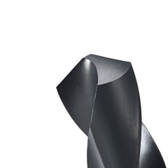 17mm HSS 6542 Short Shank Drill Bit with 1/2 Inch Straight Shank Black Oxide