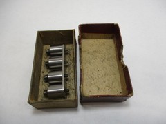 STARRETT # 494 Locating BUTTONS Button Set (4) .500″ Diameter 494C 494-C Pins LN