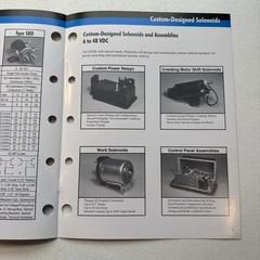 Prestolite Electric Solenoid 6 To 48 VDC 100 To 200 Amps Sales Brochure Catalog