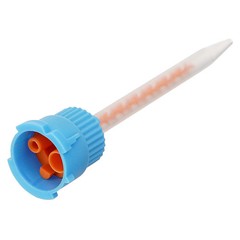 Mixing Tips 10:1 Ratio 2.76” Crown & Bridge Impression, 50pcs Blue/Orange