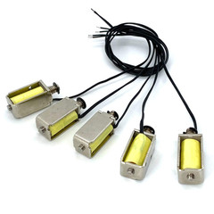 5PCS DC 12V 4Mm Stroke Mini Push Pull Type Solenoid Actuator Micro DC Solenoid