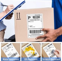 2-40 Rolls Direct Thermal Shipping Labels 4×6 250 Per Roll for Zebra Eltron 2844