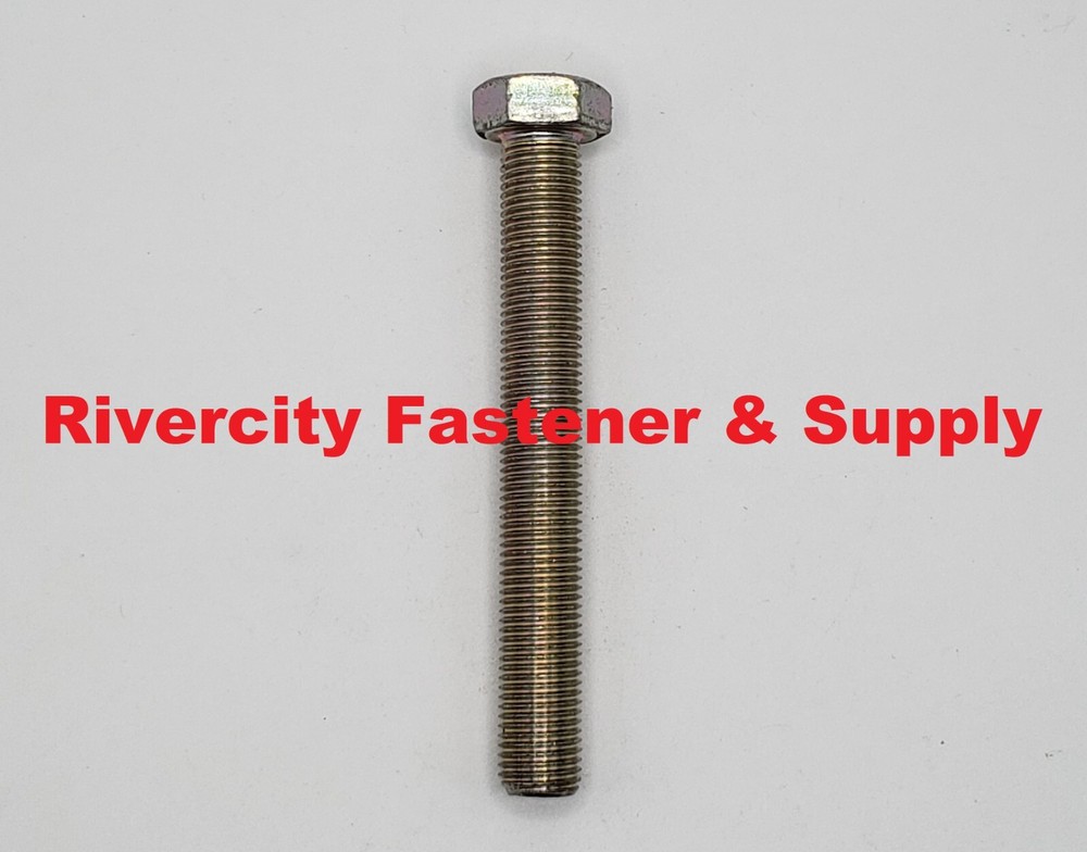 (1) 3/8-24X3 Tap Bolt 3/8 x 3 Grade 8 Hex Head Screw .375 x 3.00 Full Thread