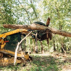Titan Attachments Extreme Skid Steer Root Grapple Rake Attachment 72″ Universal