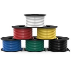 18AWG Silicone Stranded Copper Wire Kit 30ft Each Color Tinned Flex 600V New