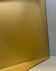 Acrylic Plexiglass Plastic Sheet – 1/8″ Thick – Gold Mirror #1300 – 24″ x 48″
