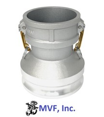 Type DA, 3″ Female Coupler x 4″ Male Adapter, Aluminum, Camlock DA3040AL