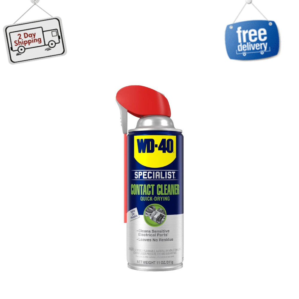 WD-40 Specialist Electrical Contact Cleaner, 11 oz, Pack of 1 ( FREE SHIPPING )