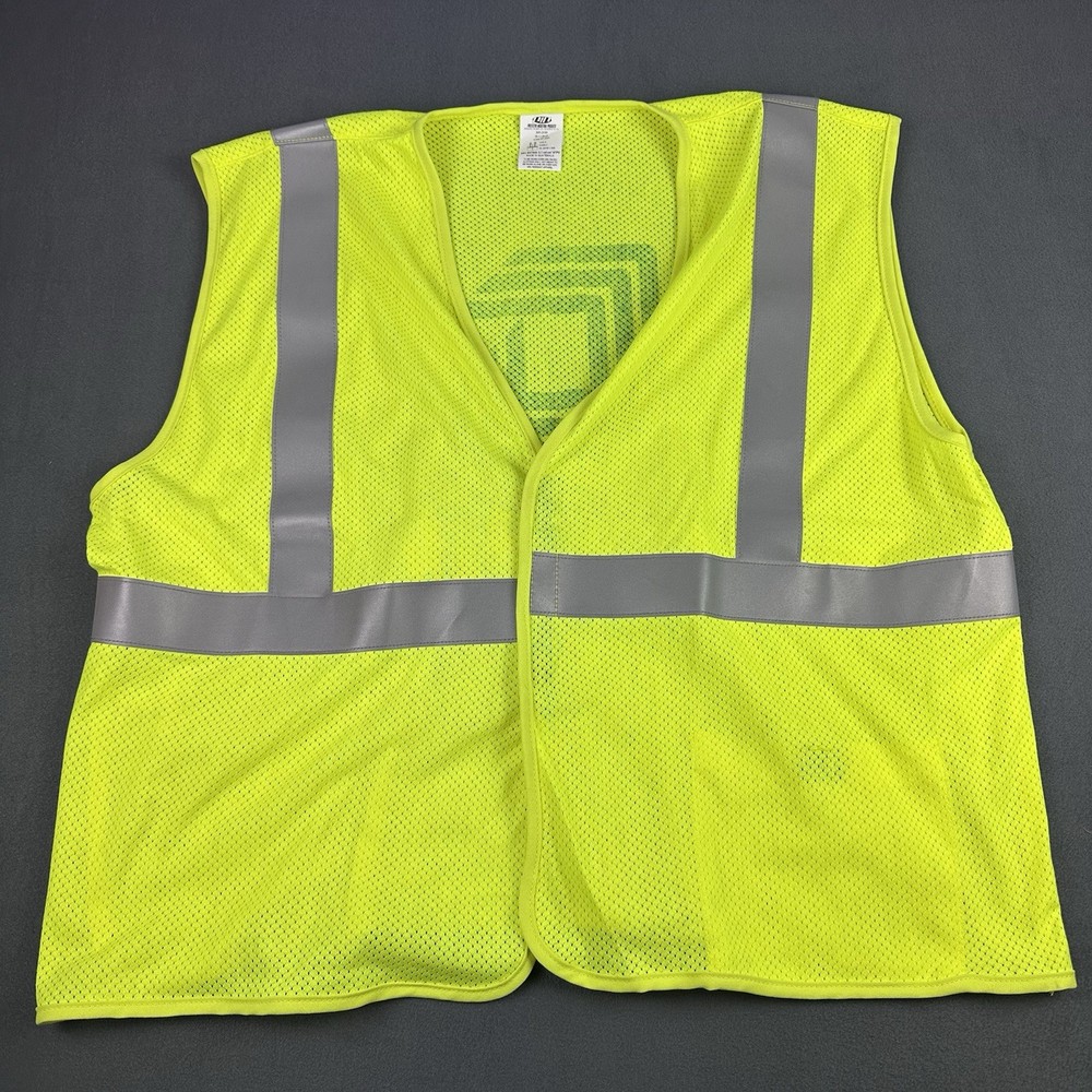 Protective Industrial Products High Visibility Work Vest Size: 3XL