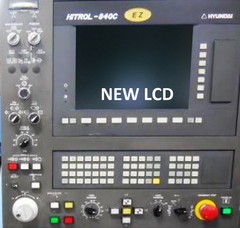 LCD monitor upgrade for HYUNDAI HITROL 840C / Siemens Sinumerik with Cable Kit