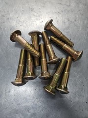 5/8″-11 x 3″ (PT) Coarse Thread Grade 5 Carriage Bolt Yellow Zinc Plated(10)