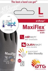 12- 42-874 MaxiFlex Foam Nitrile Grip Palm Coated PROTECTIVE WORK GLOVES MEDIUM