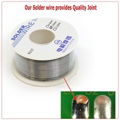 200g 63 37 Tin Rosin Core Solder Wire Electrical Soldering Sn60 Flux .031″/1.0mm
