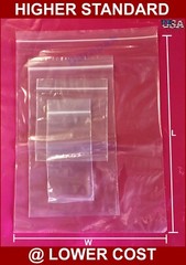 1000 4 Mil 2.5X3 Zip Lock Reclosable Clear Poly Bag Zipper Seal Top Plastic Bags
