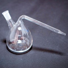 Lab glass retort flask distilling flask 1000 ml, 500 ml borosilicate glass
