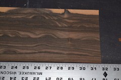 Ziricote Wood Veneer Sheet 5 x 31 inches 1/42nd 7652-45
