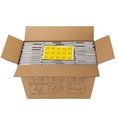 12x10x4 inches Shipping Boxes Set of 15, White Corrugated Cardboard Box for M…