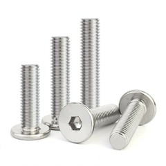 M5 Ultra Thin Wafer Flat Head Low profile Screws Bolt Allen Key Stainless Steel