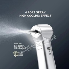 Dental 1:5 E-Type Contra Angle Standard Head Ceramic Bearing LED Push Button
