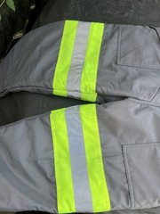 Refrigi Wear 7250R Insulated Bib Overalls Mens 2XL Gray High Visibility Safety