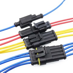 708Pcs Car Automotive Waterproof Electrical Wire Connector Plug 1-6 Pin Kit Set