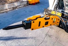 Skid Steer Hydraulic Hammer for Bobcat – Heavy Duty Concrete and Asphalt Breaker