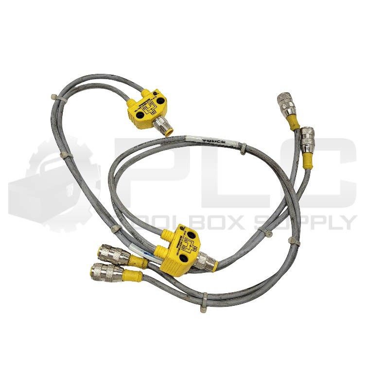 LOT OF 2 TURCK VB2-FSM 4.4/2RK 4T-0.5/0.5/S719 MOLDED CORSET SPLITTER