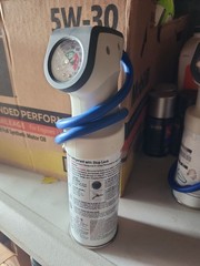 Honeywell R-1234yf Refrigerant + Charging Hose Gauge Automotive Hybrid Electric