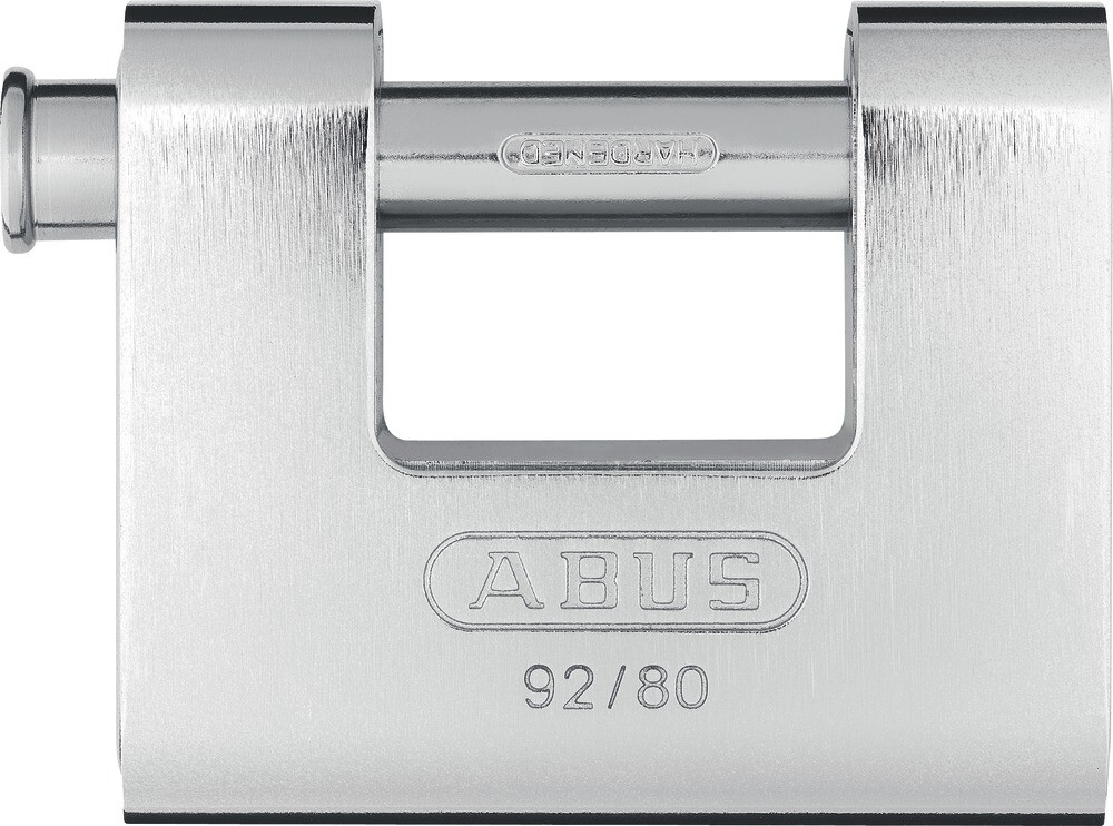 ABUS 92/80 Monoblock padlock – Protected Shackle – Keyed Different