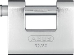 ABUS 92/80 Monoblock padlock – Protected Shackle – Keyed Different