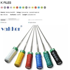 Dental Endodontic K Files Root Canal Hand Use K-Files 31/25/21mm Reamer