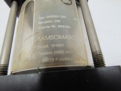 Samsomatic DVB80/120-7.4-SU 7.4:1 Air to Hydraulic Amplifier Spindle Positioner