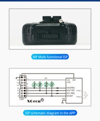 XGecu T48 [TL866-3G] Programmer for EEPROM SPI NAND Flash EMMC QFN8 + 14 parts