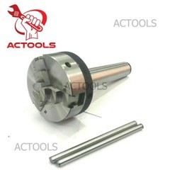 3 Jaw Self Centering Chuck 65mm With 2MT Shank Arbor High Quality Free Shipping