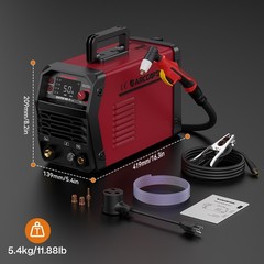 ARCCAPTAIN Plasma Cutter CUT50 HF-T 3/4″ Cutting Digital Display 110V/220V 2T/4T