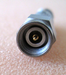 RF Attenuator 32 GHz 6dB 2W Stainless/Gold 2.92mm M-F Weinschel 87-6 Made in USA
