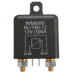 2PCS 12V 100Amp 4-Pin Heavy Duty ON/OFF Switch Split Charge Relay For Auto Boat