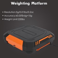 GARVEE Portable 220LB HVAC Refrigerant Scale for AC Charging Tools