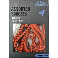 30 In. and 36 In. Bungee Cords 4-Pk