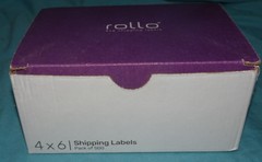 = OEM NEW Genuine Rollo Thermal Labels Fan Fold Box of 500 4X6″ Model ROLLO-LBS