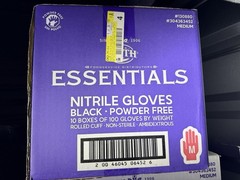 Nitrile Gloves 1000 gloves in a case)Powder-Free Latex-Free , Disposable S-XL