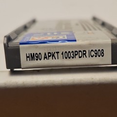 Iscar Milling Insert: ANSI HM90 APKT 1003PDR IC908 Solid Carbide 10 NEW LOT 661