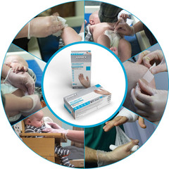 Clear Vinyl Disposable Exam/Medical Gloves 3 Mil, Latex/Powder-Free, Food-Safe,